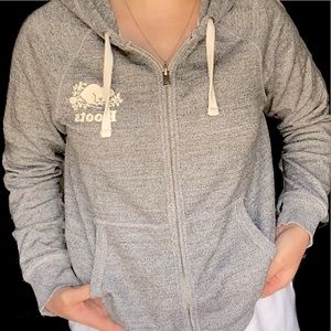 Roots Salt and Pepper Full Zip Hoodie